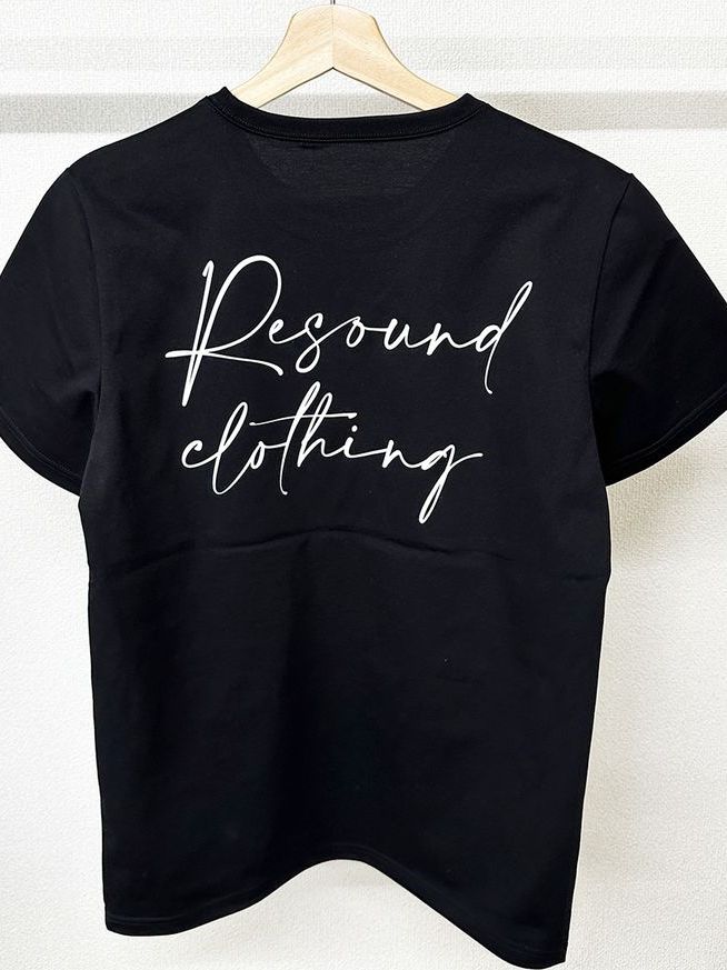 《予約品3月3日18：00締め》 ICON BASIC TEE / バックロゴTシャツ / ブラック・ホワイト