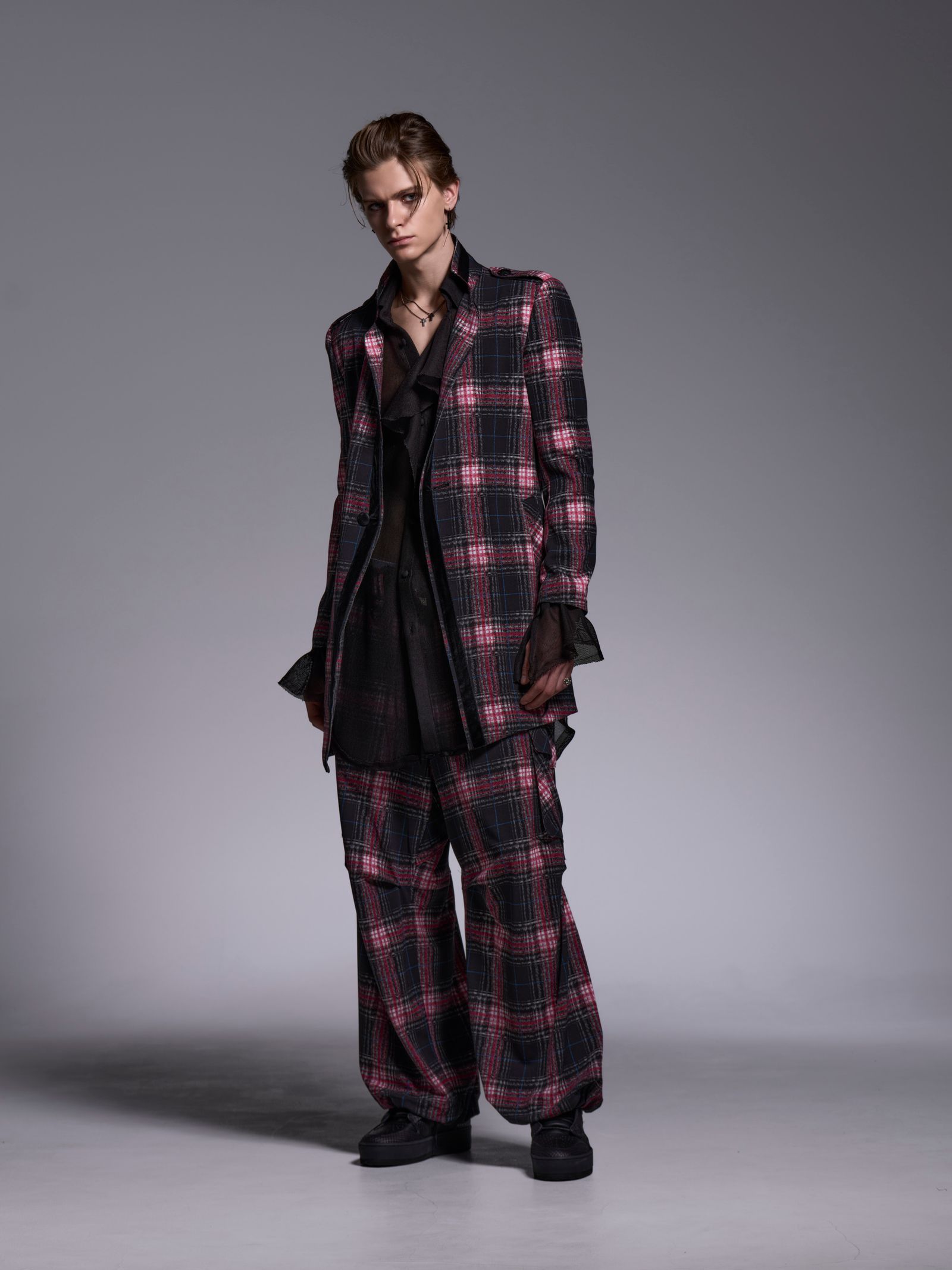 【予約品 1月4日(日) 締切】Cargo Pants / カーゴパンツ / ブラック&ピンク