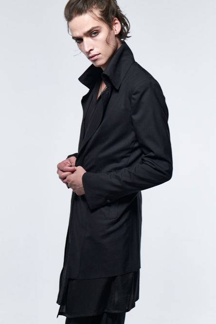 《予約品》 FlareSingleNapoleonJacket / ブラック 【kiryuyrik】 2023年3月以降入荷予定