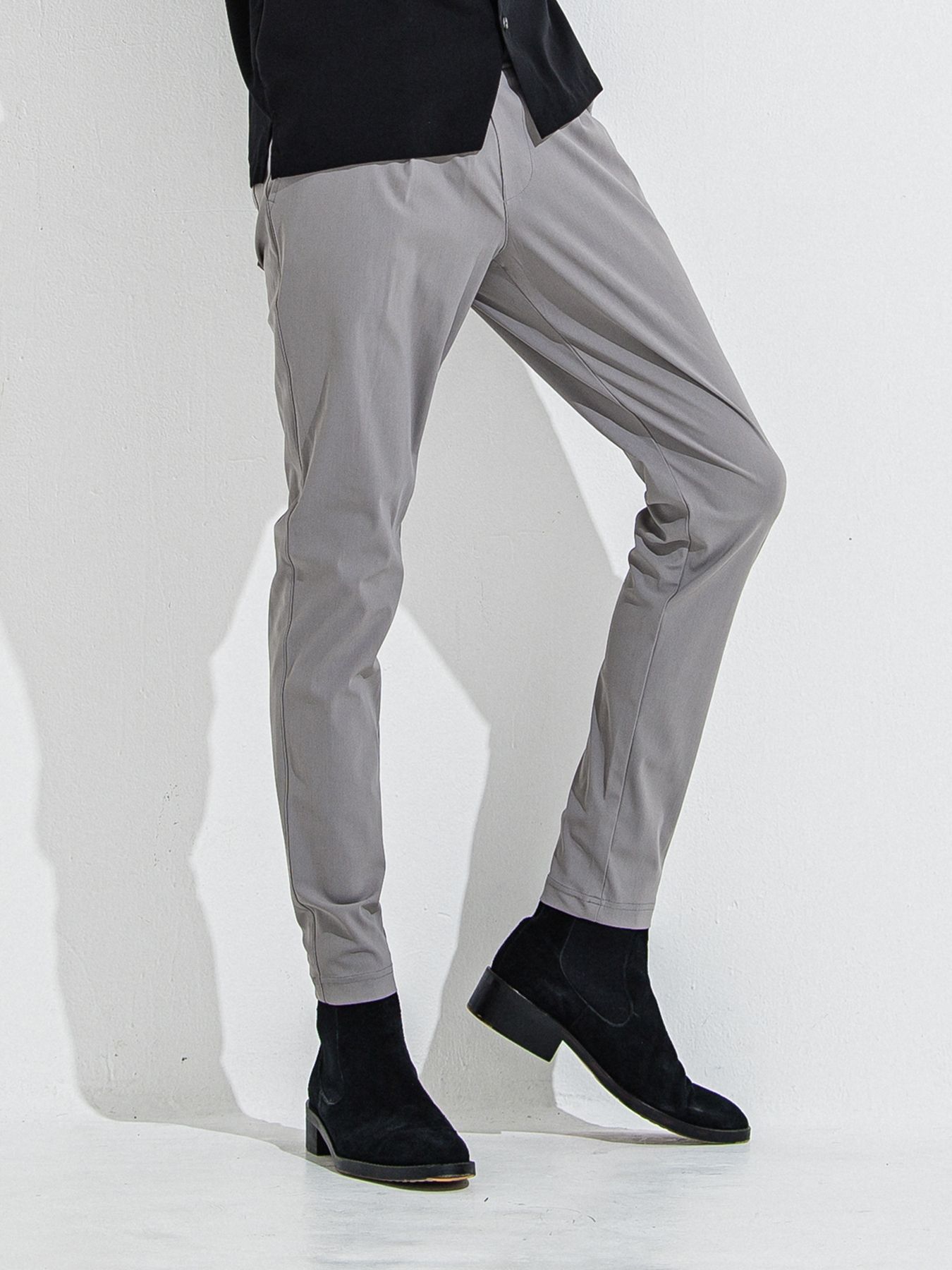 CHRIS EASY TUCK PANTS / クリスイージータックパンツ / グレー