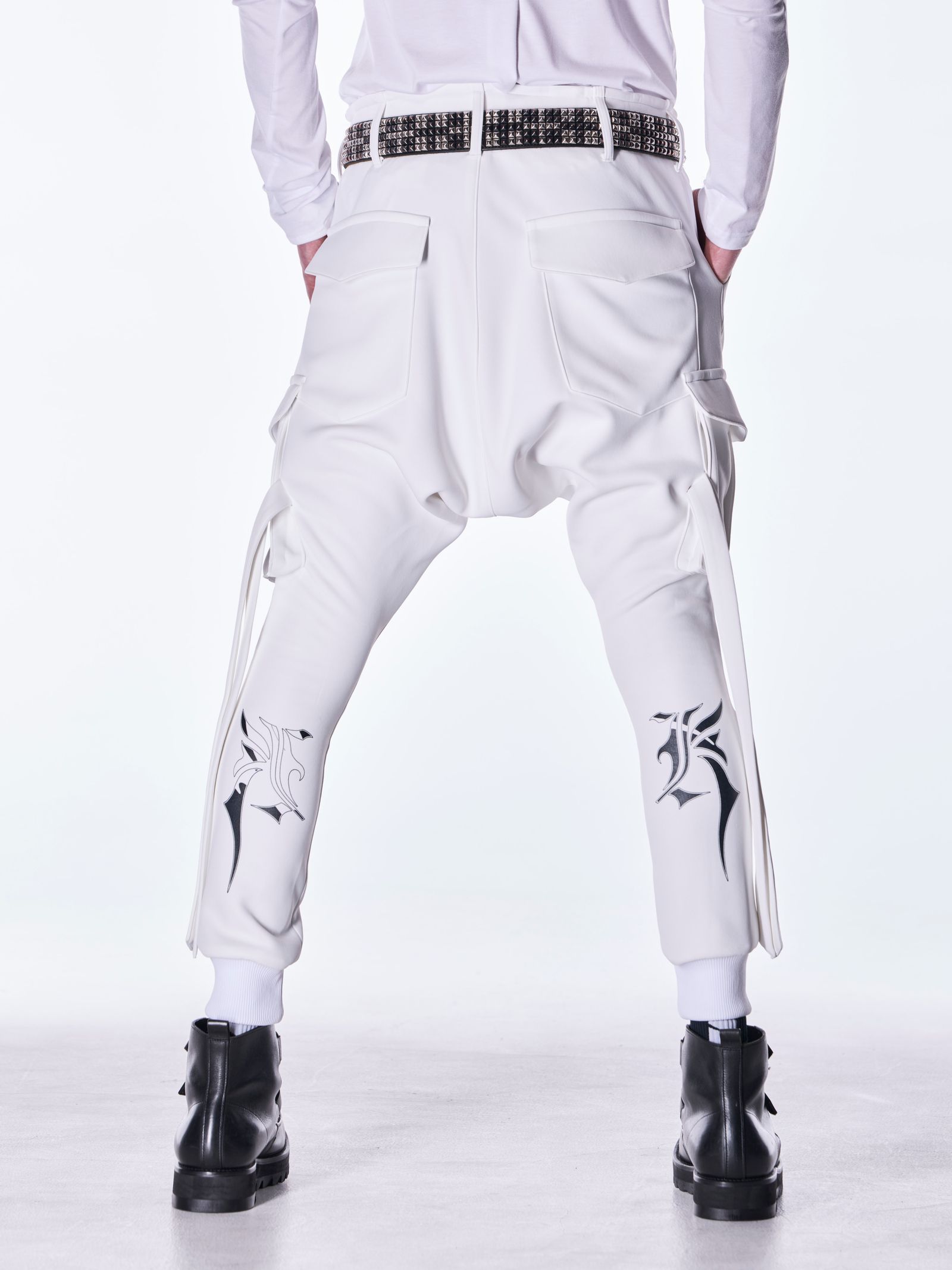 【予約品 6月29日(月) 締切】Double Knit Jersey Sarrouel Pants / サルエルパンツ / ホワイト