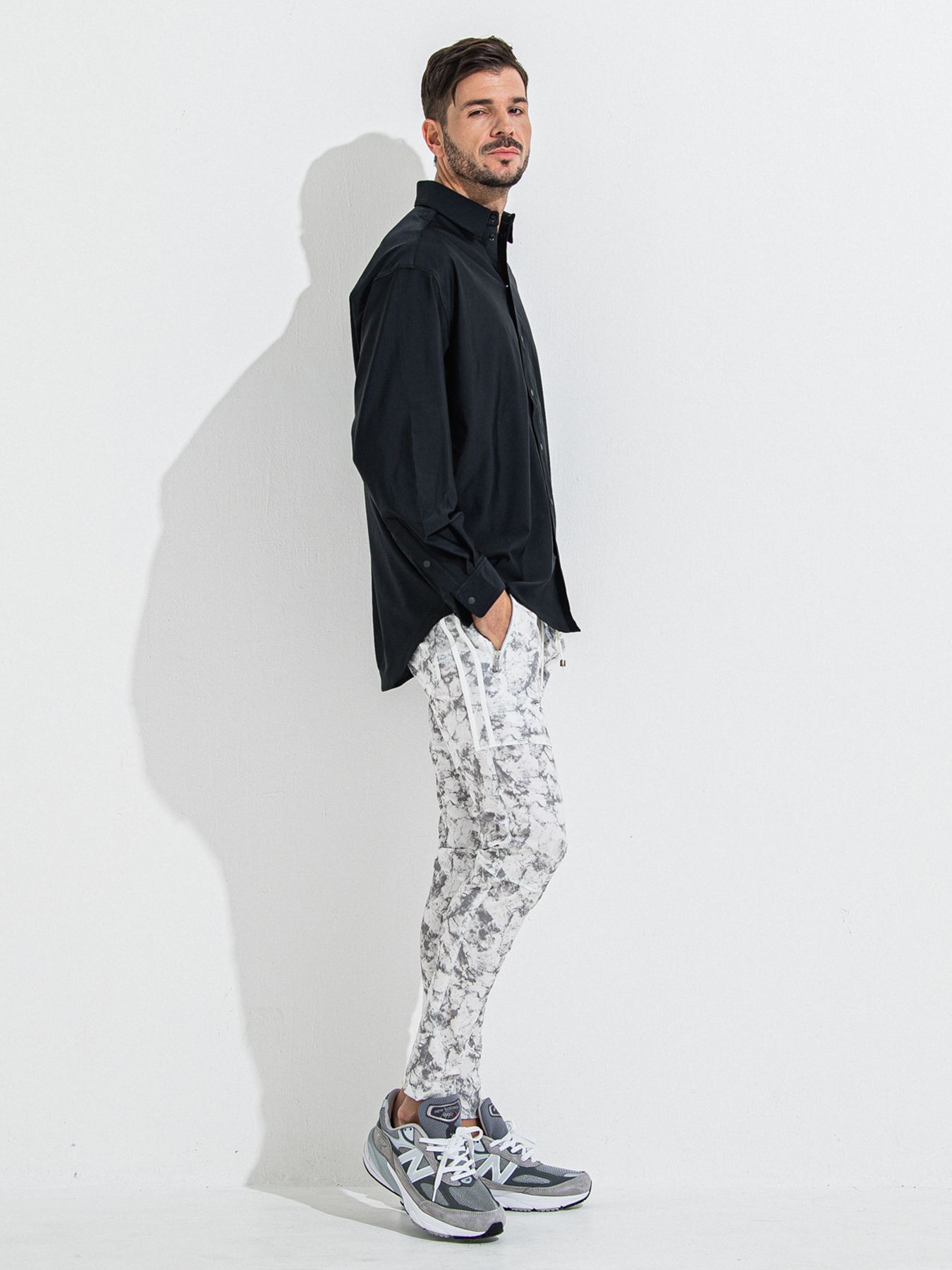 【予約品 】Johnson LINE PT / ジョンソンラインパンツ / マーブルグレー