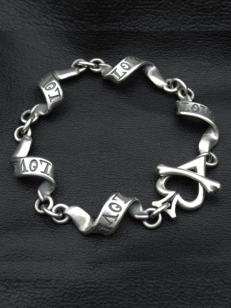 Flutter Ribbon Bracelet S / LOVE / ブレスレット