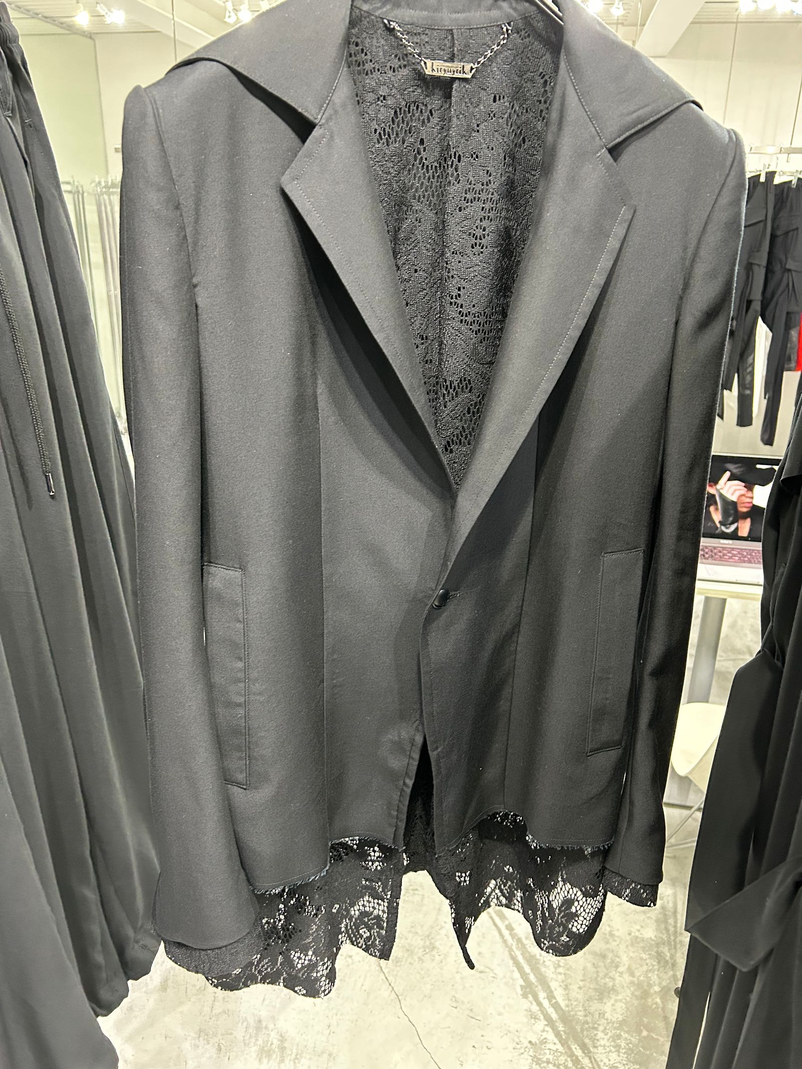《予約品》 LayeredShortSingleNpoleon / ショートナポレオンジャケット / ブラック