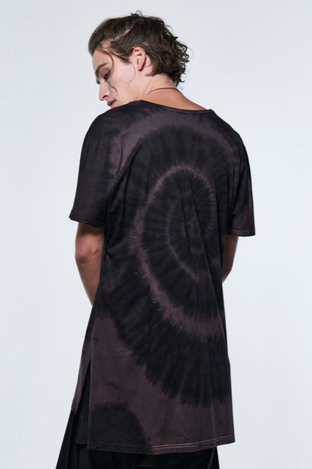 《予約品》 DolmanSleeveV-T-Shirt / ブラック&グレー 【kiryuyrik】 2023年5月以降入荷予定