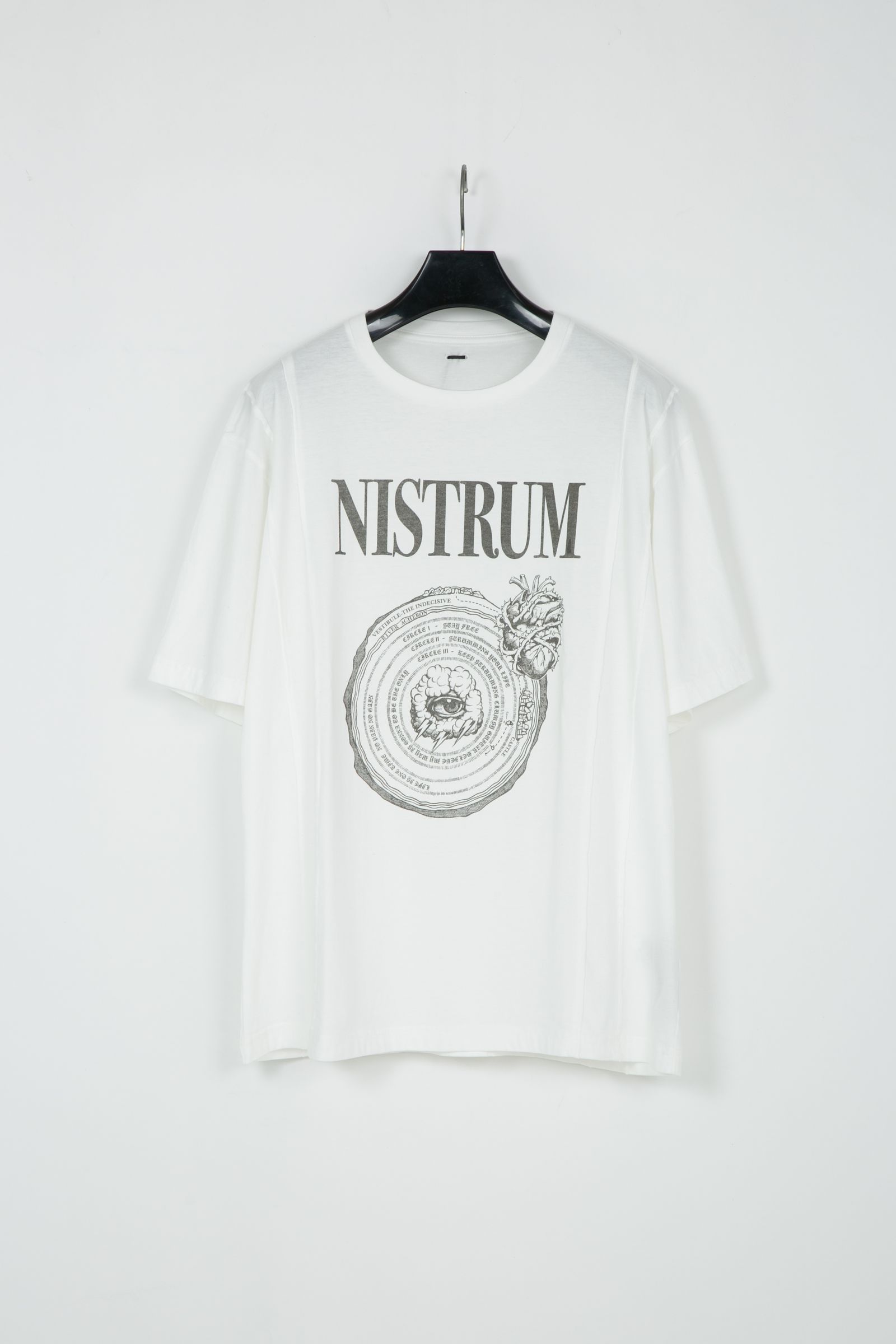 Natural Soft Cotton Oversize Crew Neck T-shirt   / ホワイト 【STRUM】