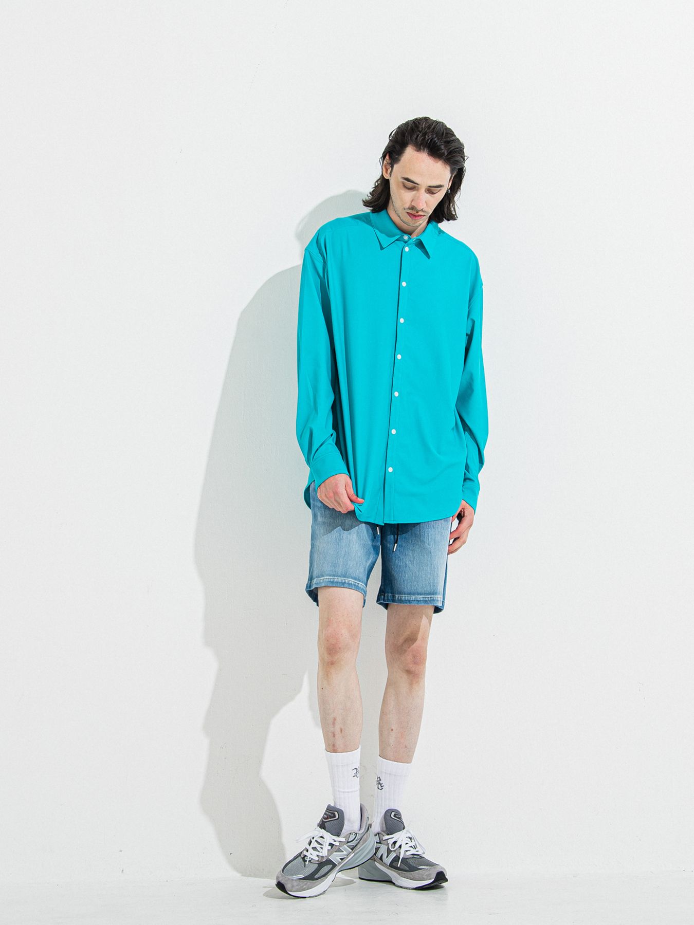 【予約品】RASH JACK SHIRTS / ラッシュガード ジャックシャツ / ターコイズ