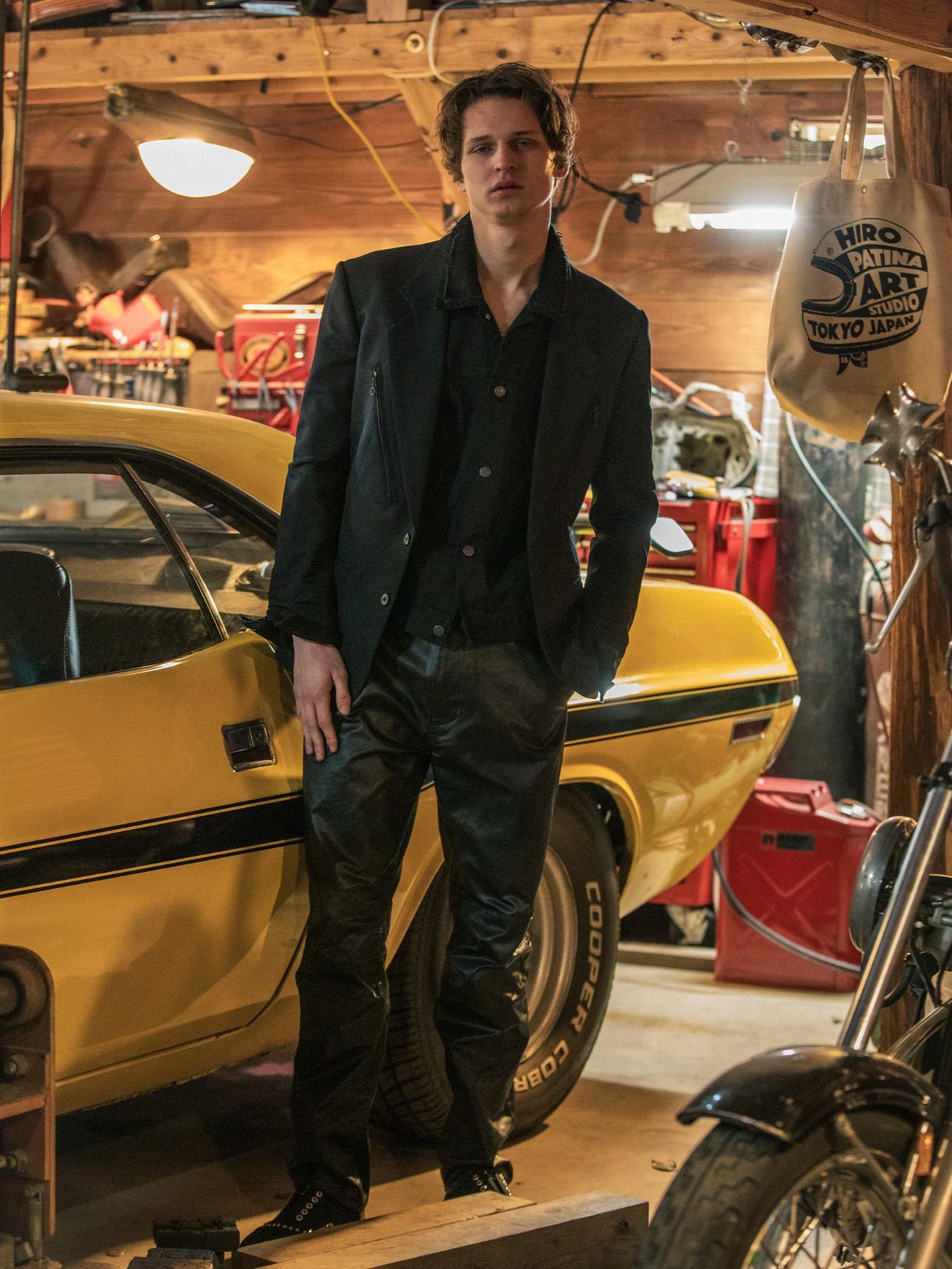 【予約品 3月9日(月) 18:00 締切】W/S GABA JKT / ウール/シルク ギャバ 2Bジャケット / ブラック