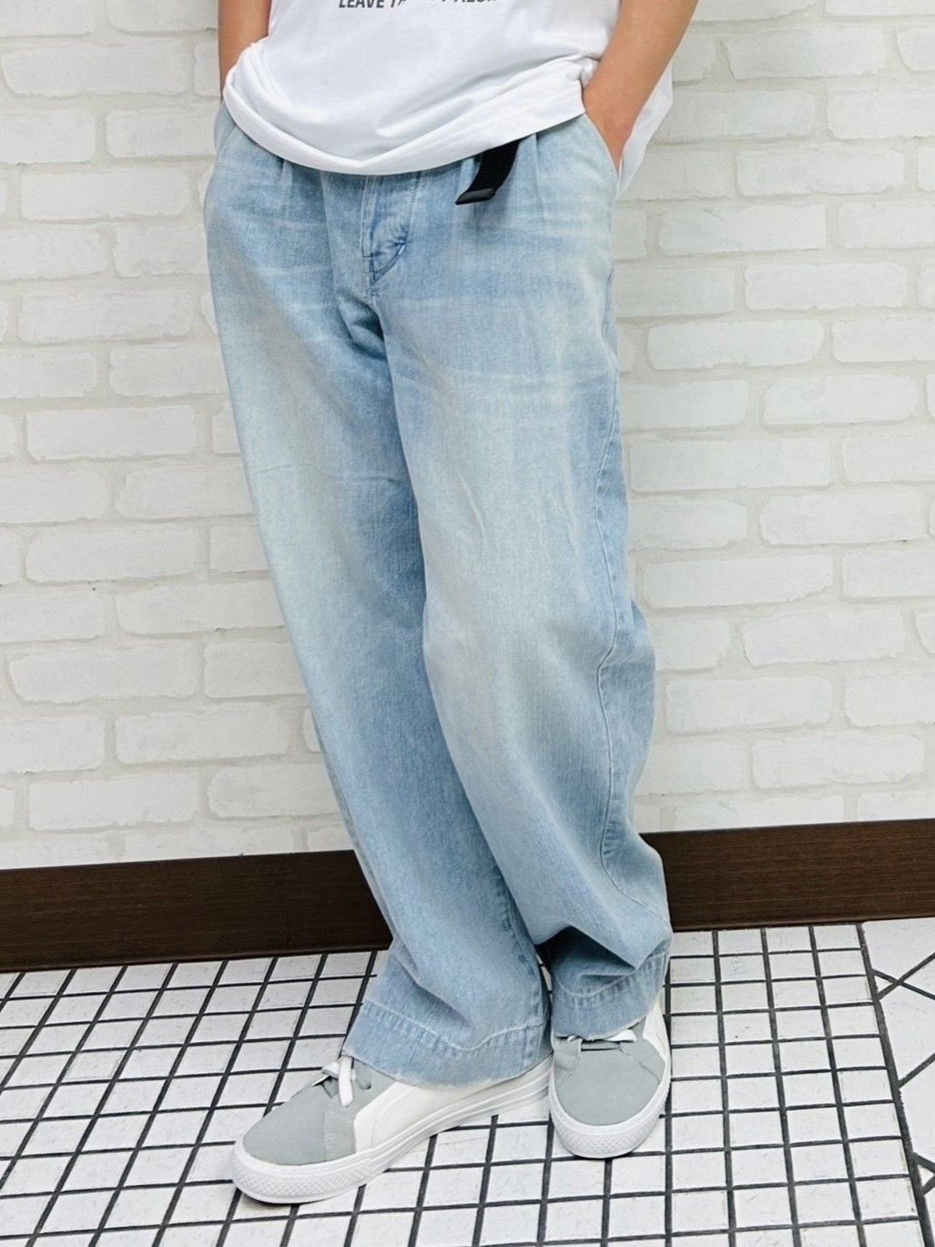ys Yuji SUGENO - 10oz Denim USED Two Tuck Wide Pants / ワイド