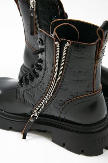 8 HOLE LACE UP BOOTS レースアップブーツ / BLACK 【BOY LONDON】