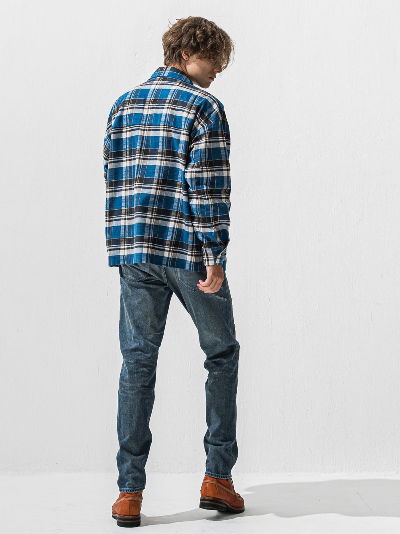 【予約品 9月6日(日) 締切】SCOTT JEANS / ライトオンスヴィンテージジーンズ / インディゴ ユーズド
