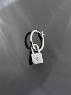 《受注生産》THIN HOOP raised by wolves [LARGE] with PADLOCK / レイズド・バイ・ウルヴス シンフープ・L ウィズ パドロック / 注文から1～2週間後入荷予定