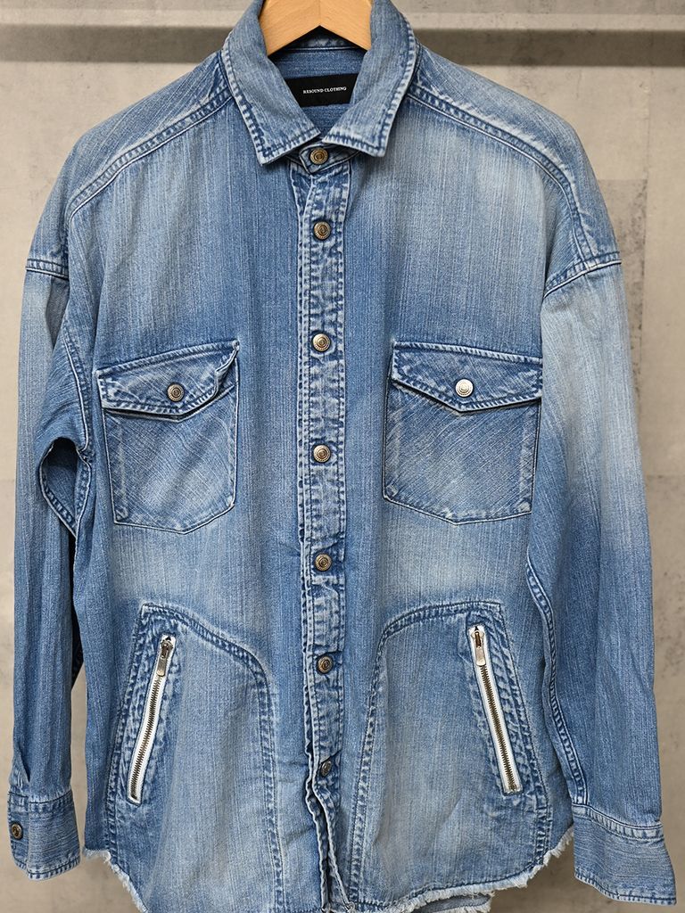 《予約》 OVER DENIM shirts / デニムシャツ / ライトインディゴ