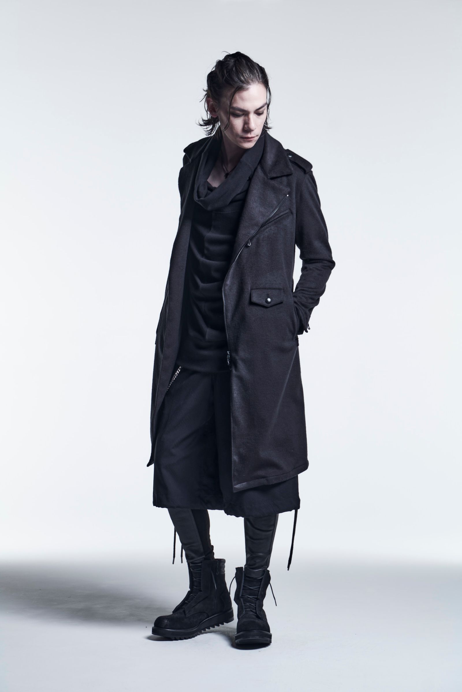 《予約品》 WideShortCargoPants PythonJQD / Black 【kiryuyrik】 8月入荷予定