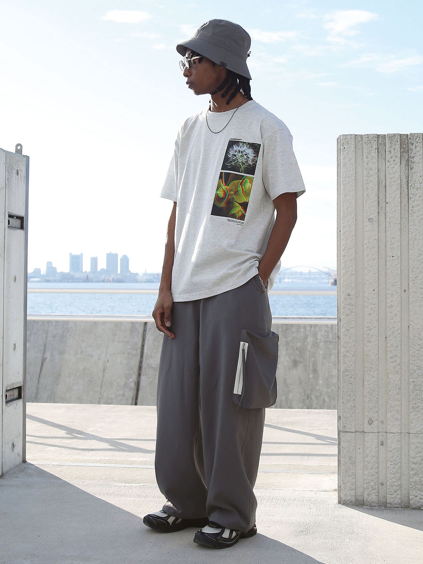 FUNCTION PANTS / グレー【QUOLT】