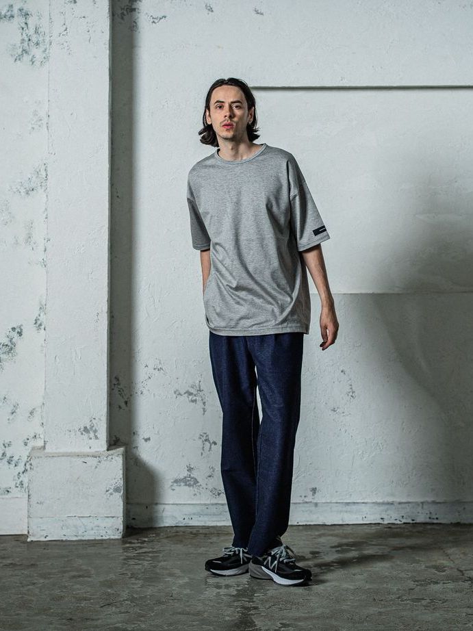 《予約11月17日19時締め》 Finest  BASIC  LOOSE T / ルーズTシャツ / グレー