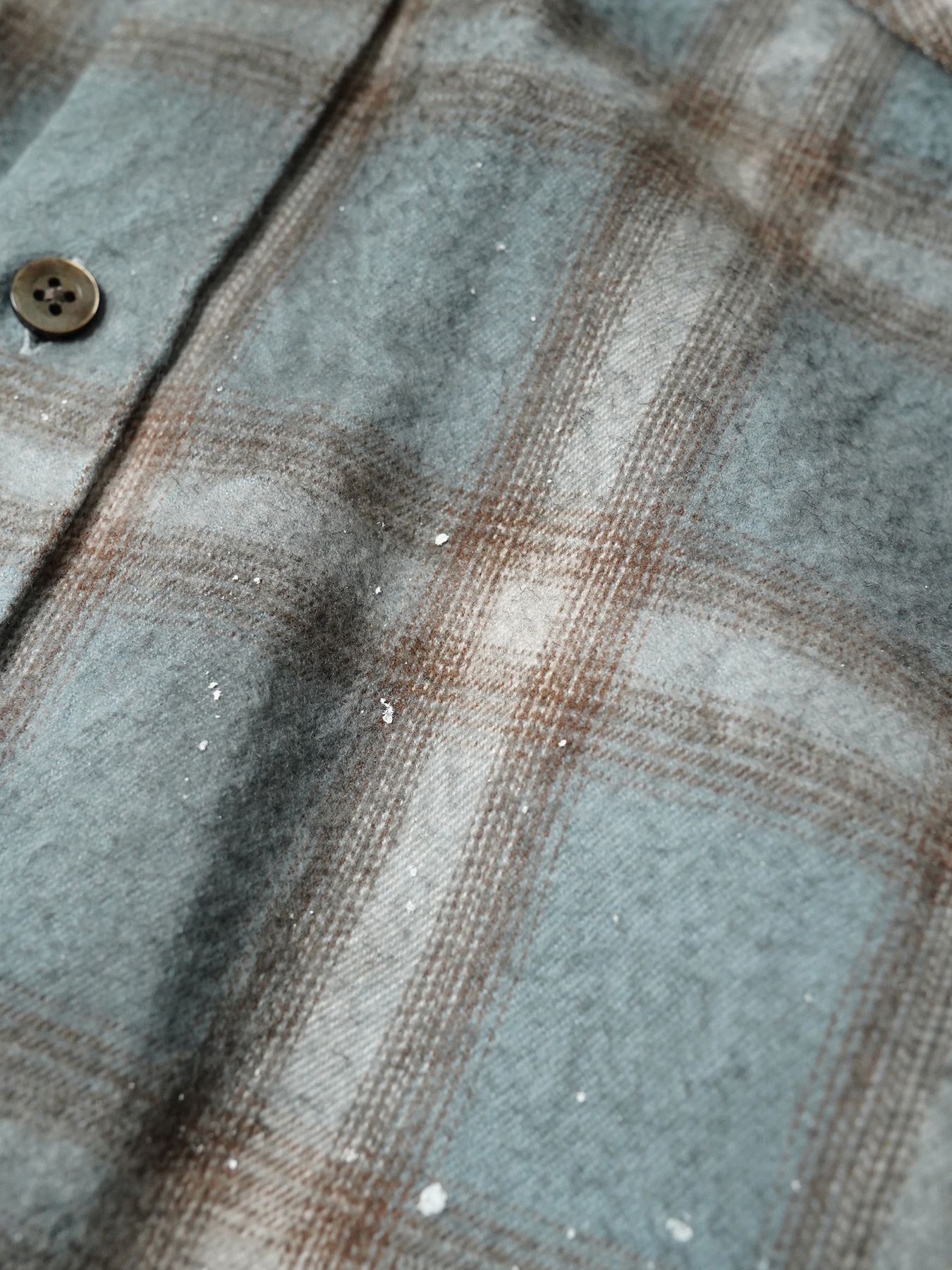 【予約品 7月5日(日) 締切】HAZE FLANNELSHIRTS dirty / フランネルチェックシャツ / ダーティーサックス