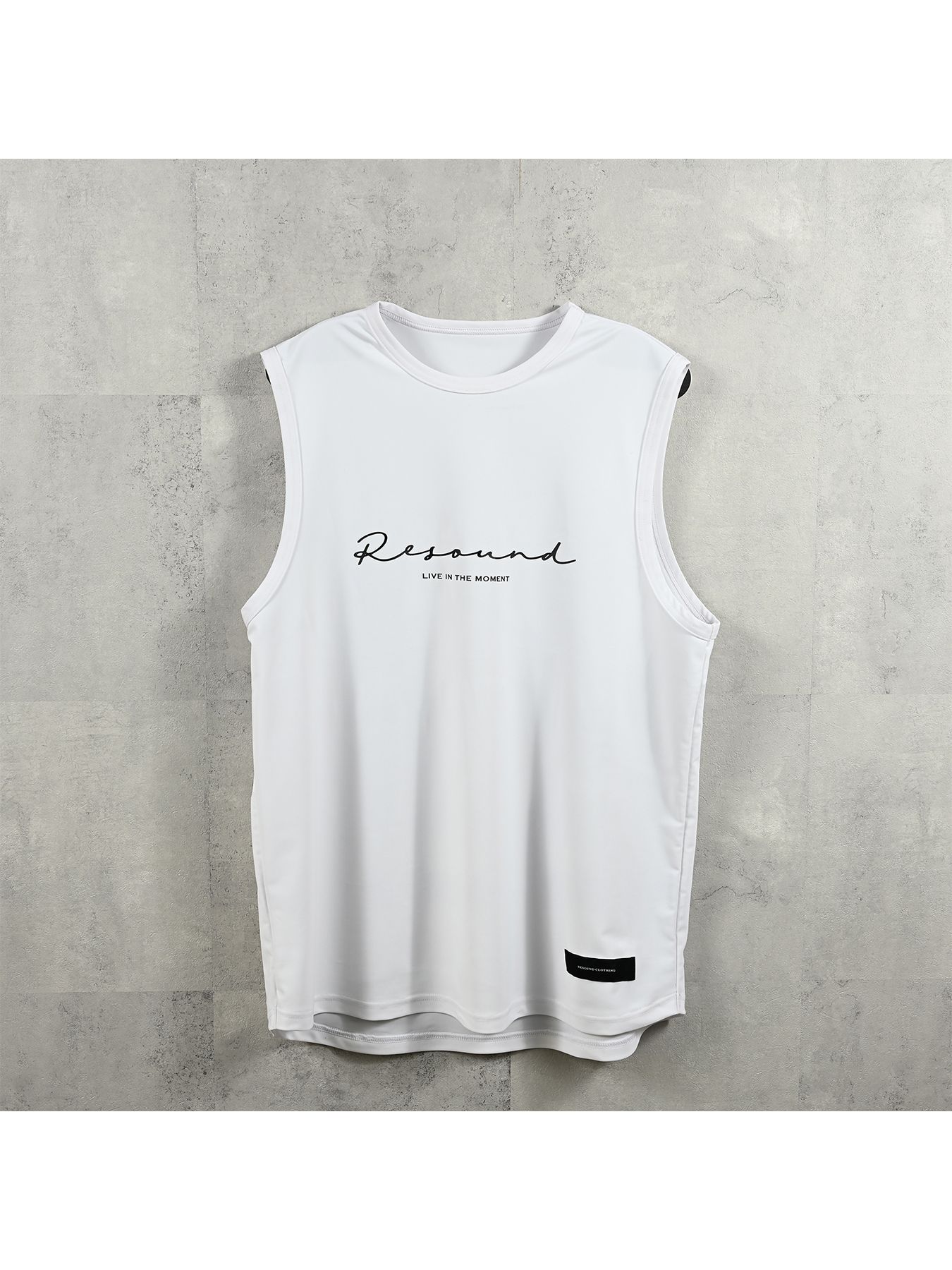 【予約品 】RASH OVER NO SLEEVE / ラッシュガード オーバーサイズノースリーブ / IDホワイト