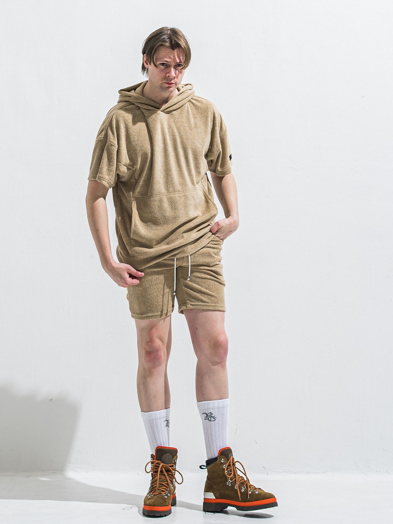 【予約品 2月15日(日) 18:00 締切】VINTAGE PILE SHORTS / パイルショートパンツ / ベージュ