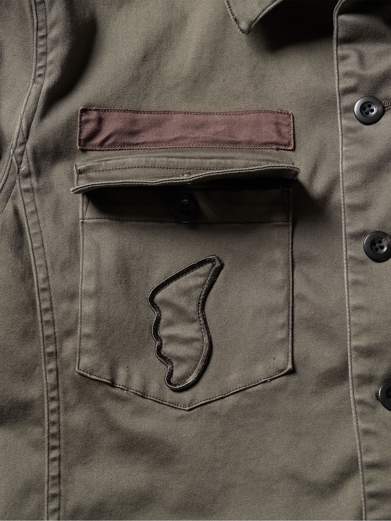 OG-107 shirt / OG-107 シャツ / カーキ