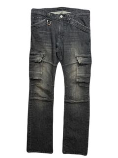 【予約品 8月23日(日) 締切】STRECH DENIM CARGO/P / ブラック
