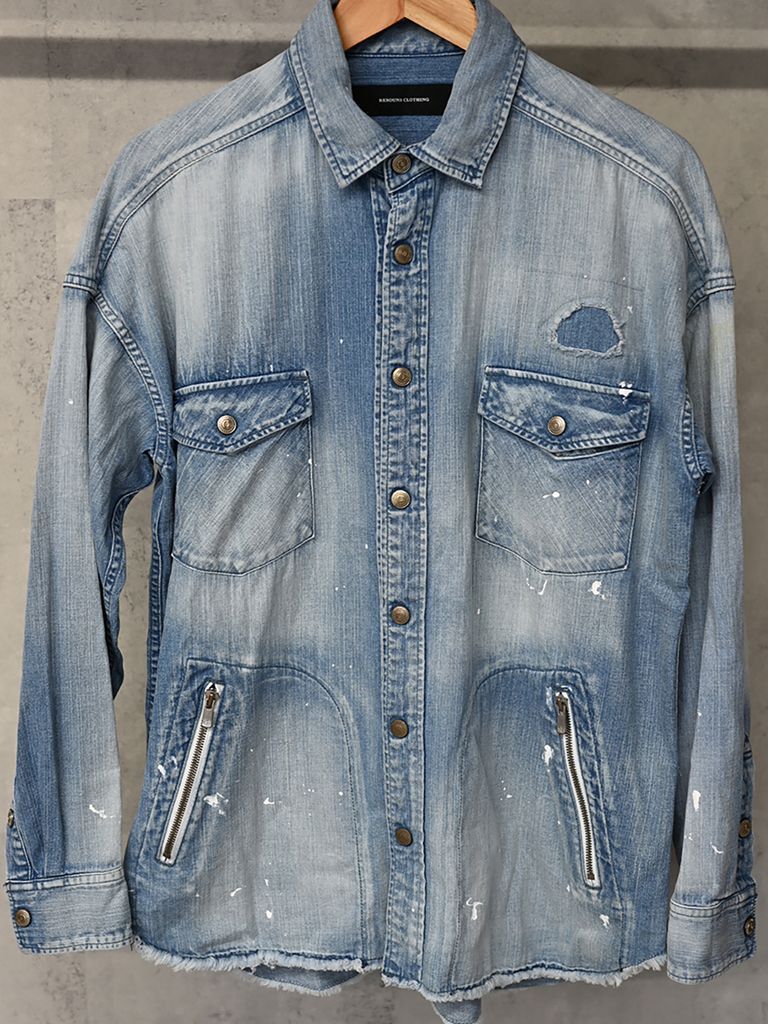 《予約品》 OVER DENIM shirts  / デニムシャツ / リンド
