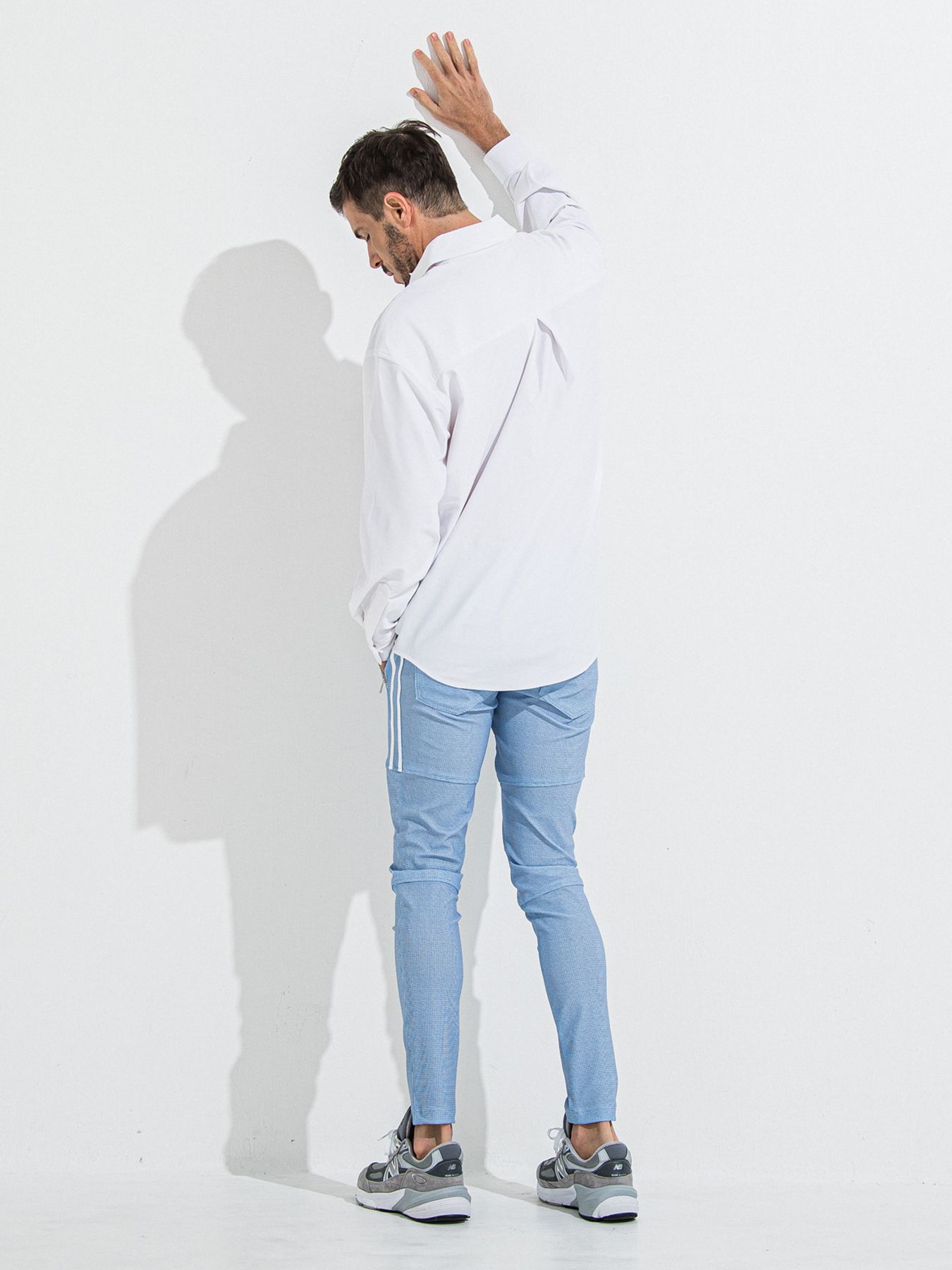 【予約品 】Johnson LINE PT / ジョンソンラインパンツ / チェックサックス