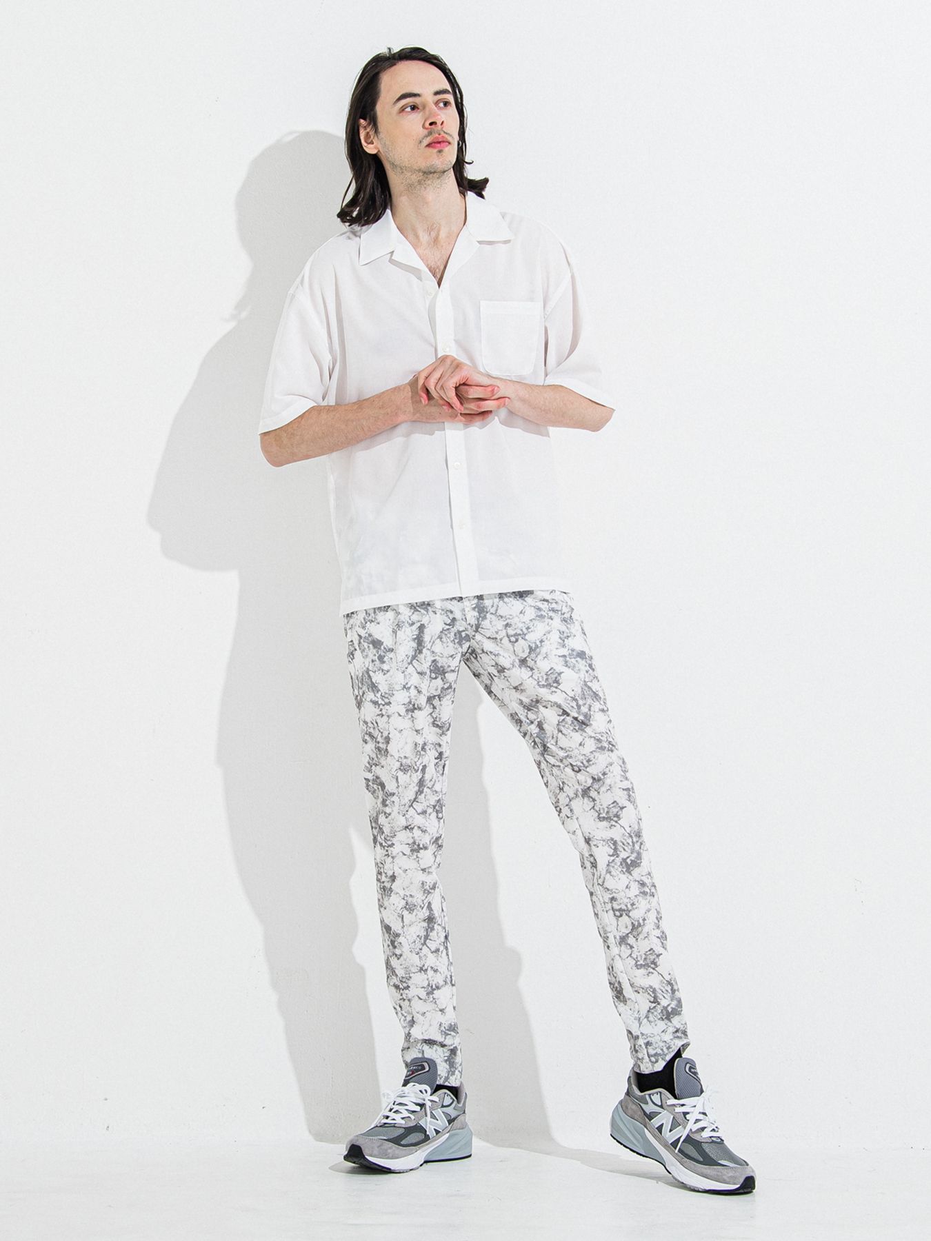 【予約品】CHRIS EASY TUCK PANTS / クリスイージータックパンツ / マーブルグレー