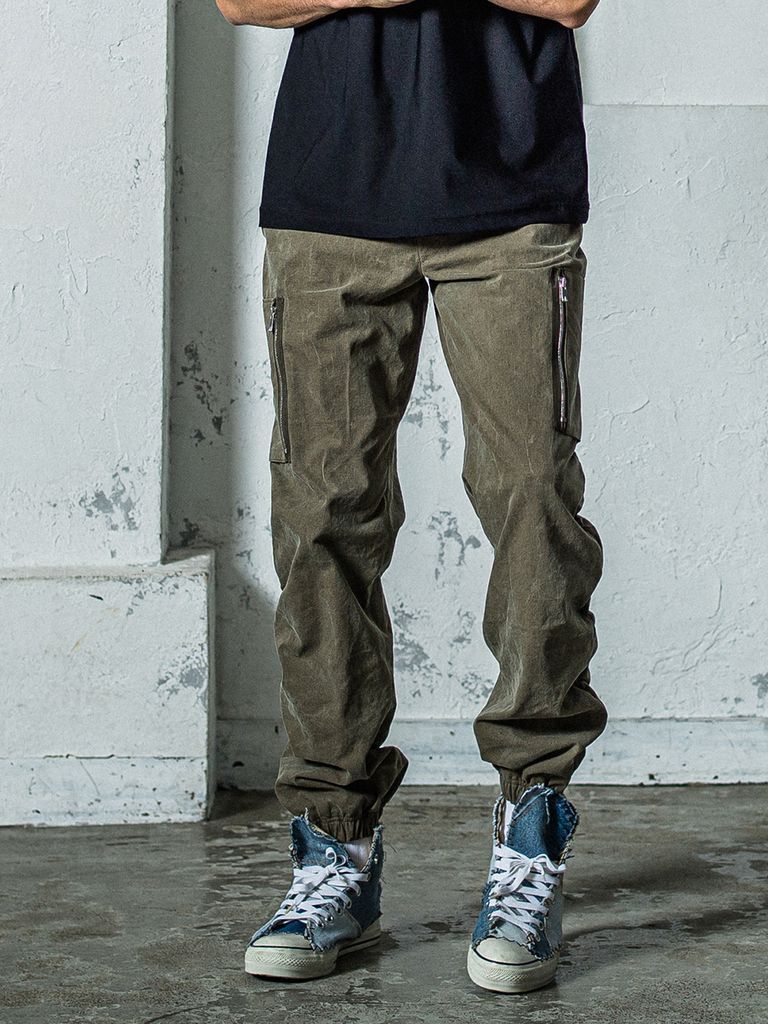 DAVID CARGO PANTS バイオ加工 / カーキ