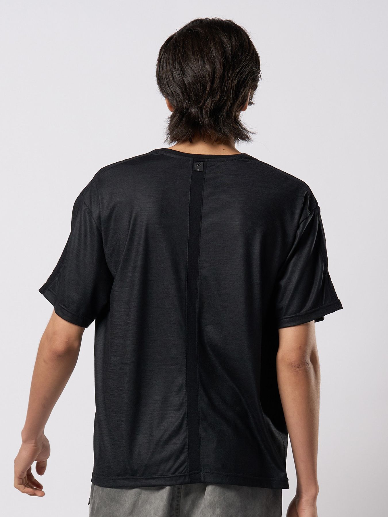 【予約品 9月23日(火) 締切】ex.comfy wool S/S / エクスコンフィーウール ショートスリーブ / ブラック