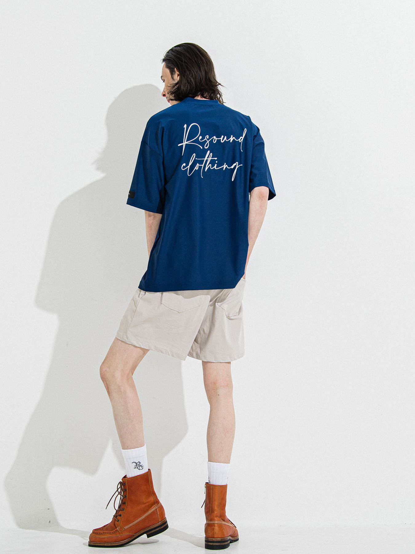 【予約品 】ID RASH OVER T / ラッシュガード IDオーバーサイズTシャツ / ネイビー