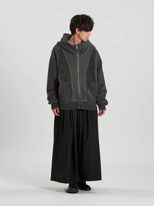 チェンジングニットフーデッドブルゾン 857010-360B / グレー【NO ID.】