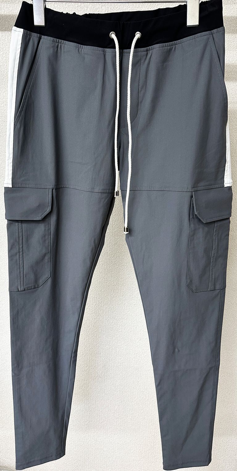 《予約品3月3日18：00締め》 Darrell cargo PT / カーゴパンツ / グレー・ホワイト