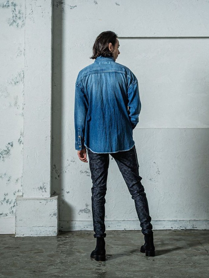 《予約》 OVER DENIM shirts / デニムシャツ / ダークインディゴ