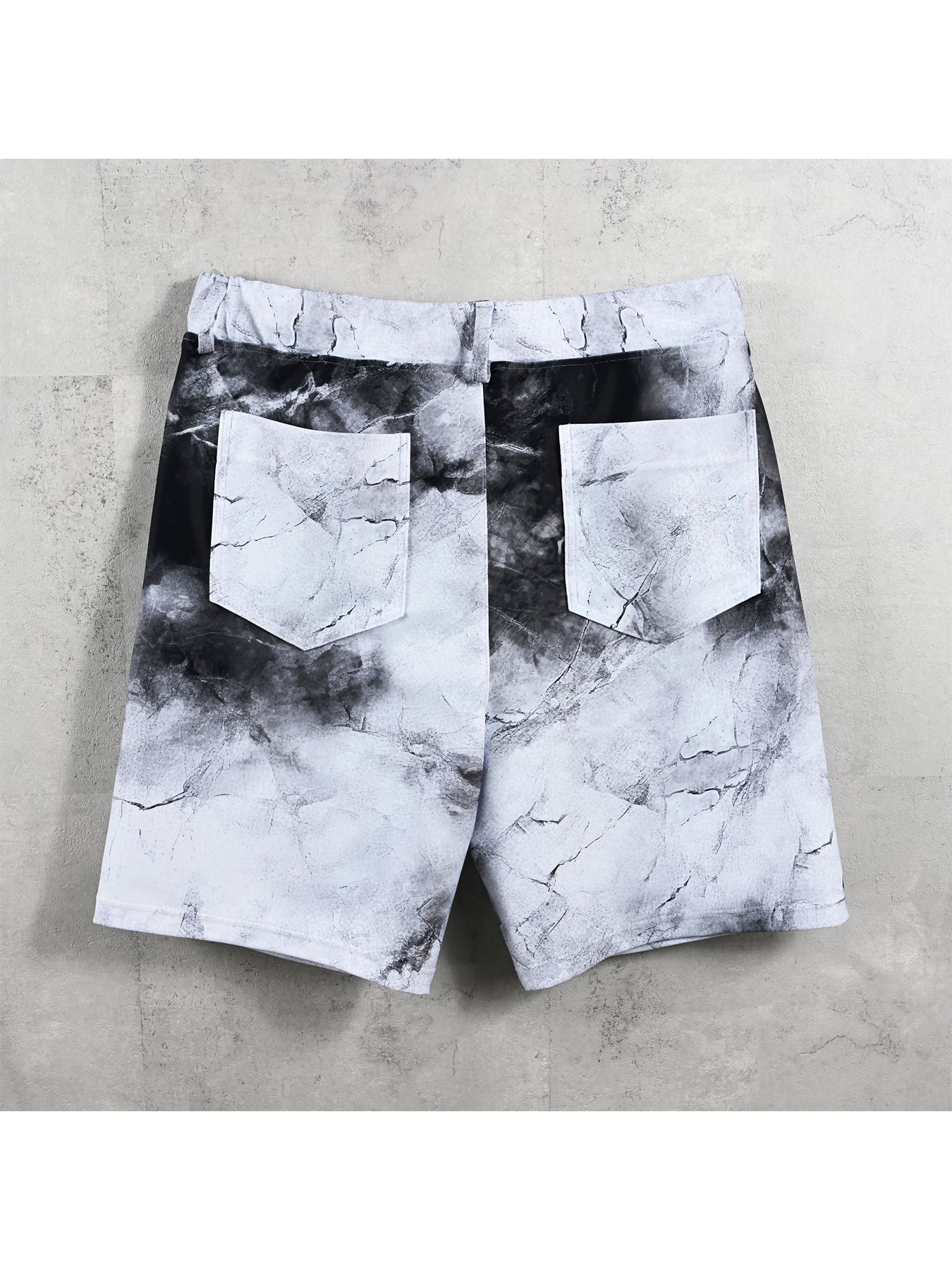 【予約品 】RASH SHORTS / ラッシュガード ショーツ / マーブルホワイト