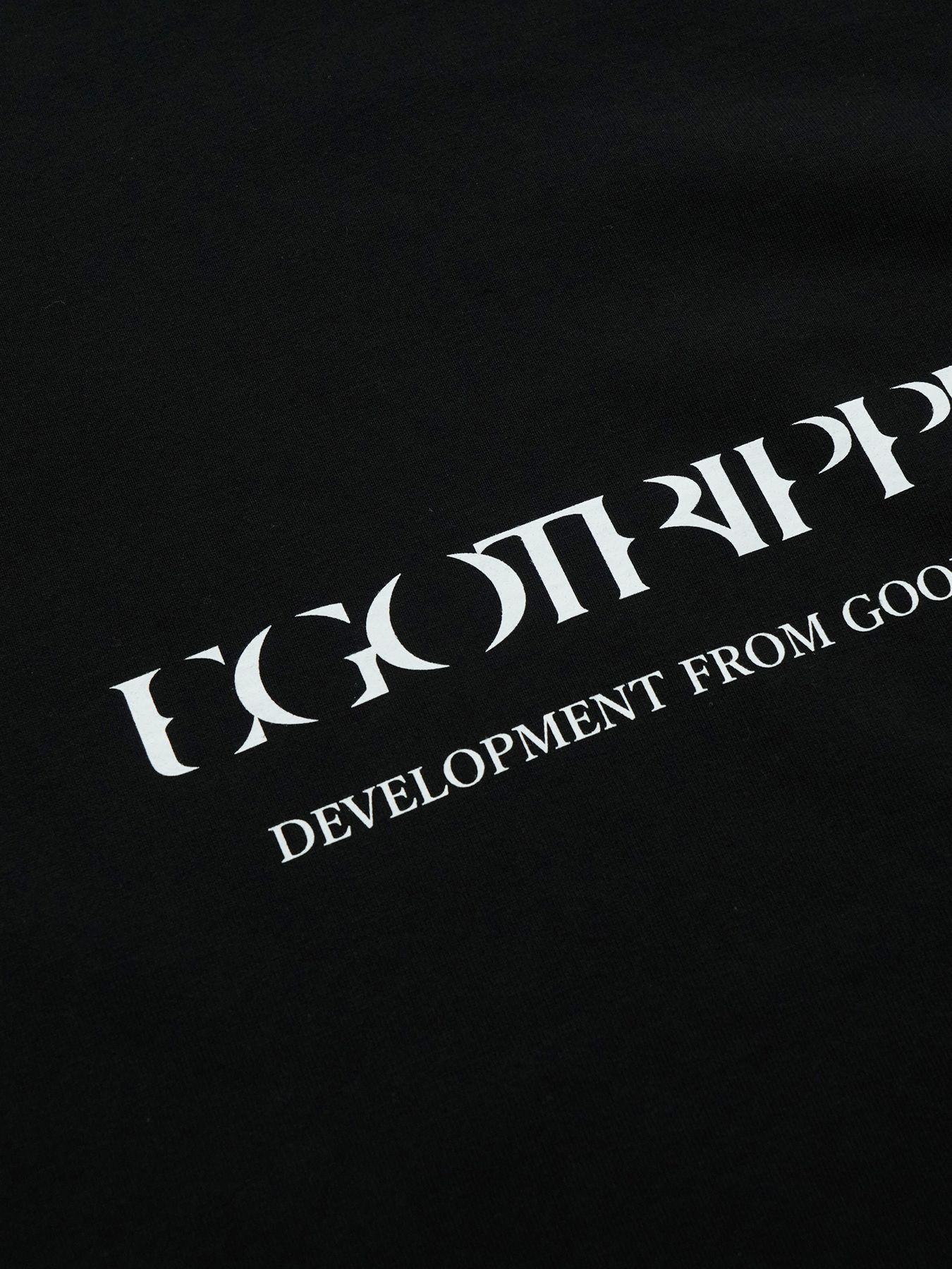 【予約品 10月26日(日) 締切】PRINTTEE-A long / ロゴプリントカットソー / BLACK