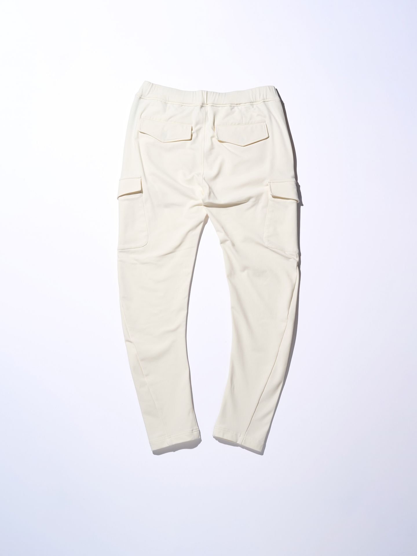 【予約品】 3D banana slim cargo / スリムカーゴパンツ / ホワイト