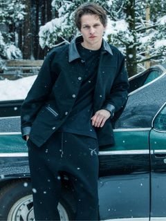 【予約品 3月9日(月) 18:00 締切】MOLESKIN JKT / モールスキン ジャケット / ブラック