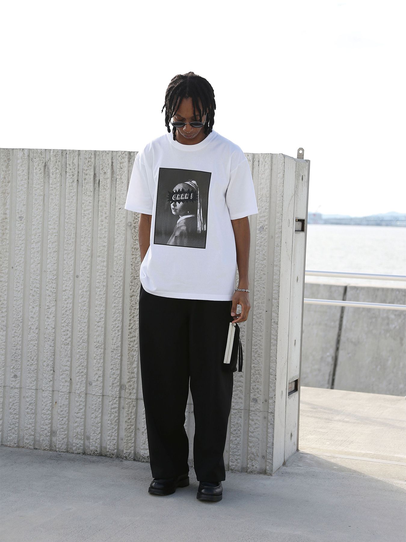 GRRR TEE / プリントTシャツ / ホワイト【QUOLT】