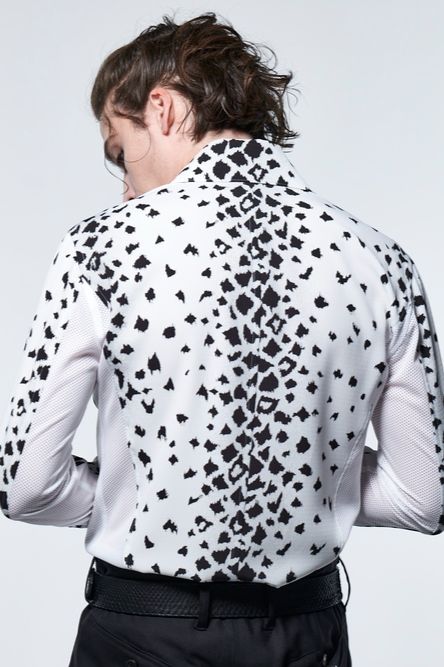 《予約品》 SideRibShirt / ホワイトレオパード 【kiryuyrik】 2023年3月以降入荷予定