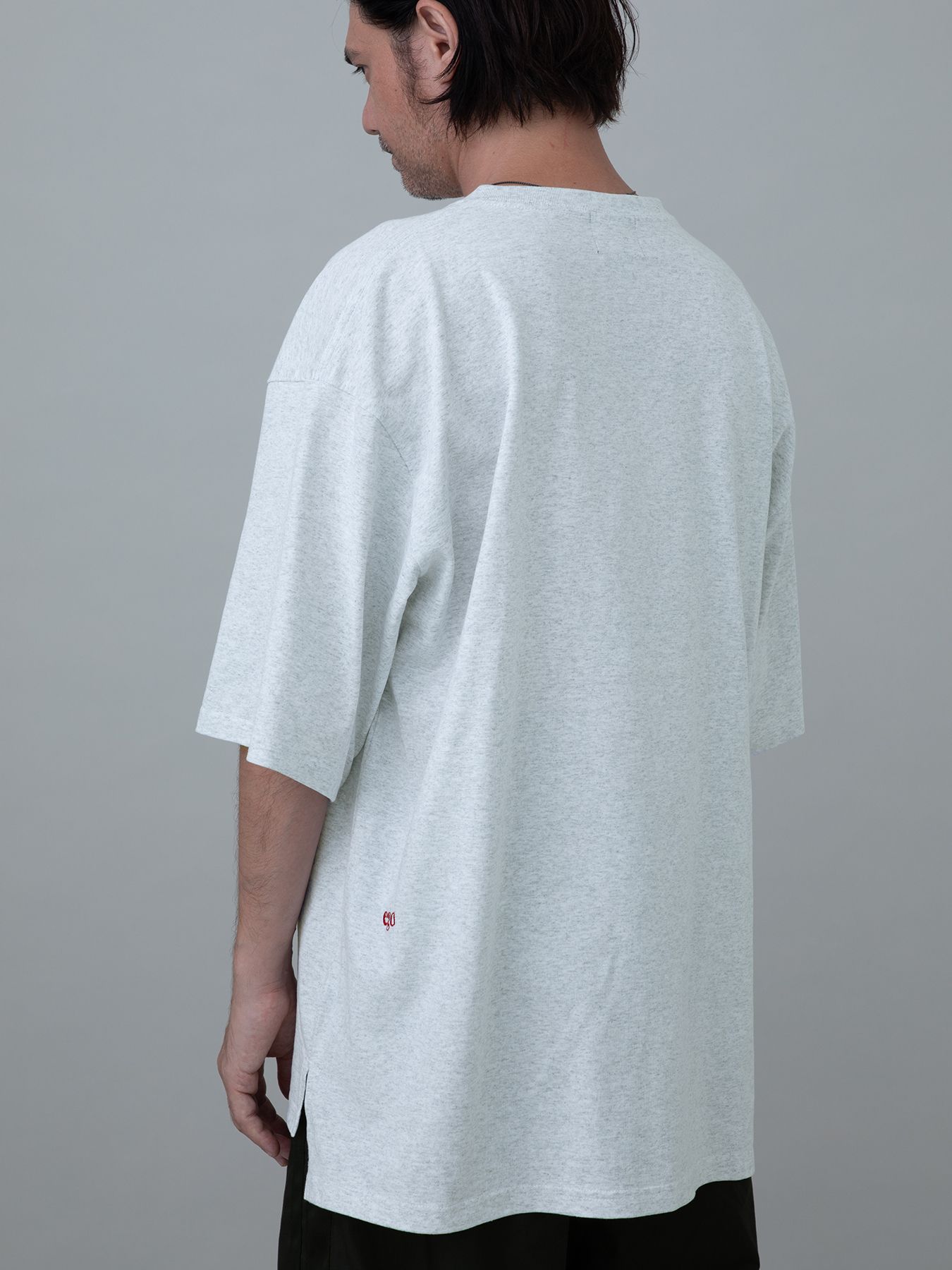 【予約品 11月23日(日) 締切】PRINTTEE-A short / ロゴプリント Tシャツ / ASH