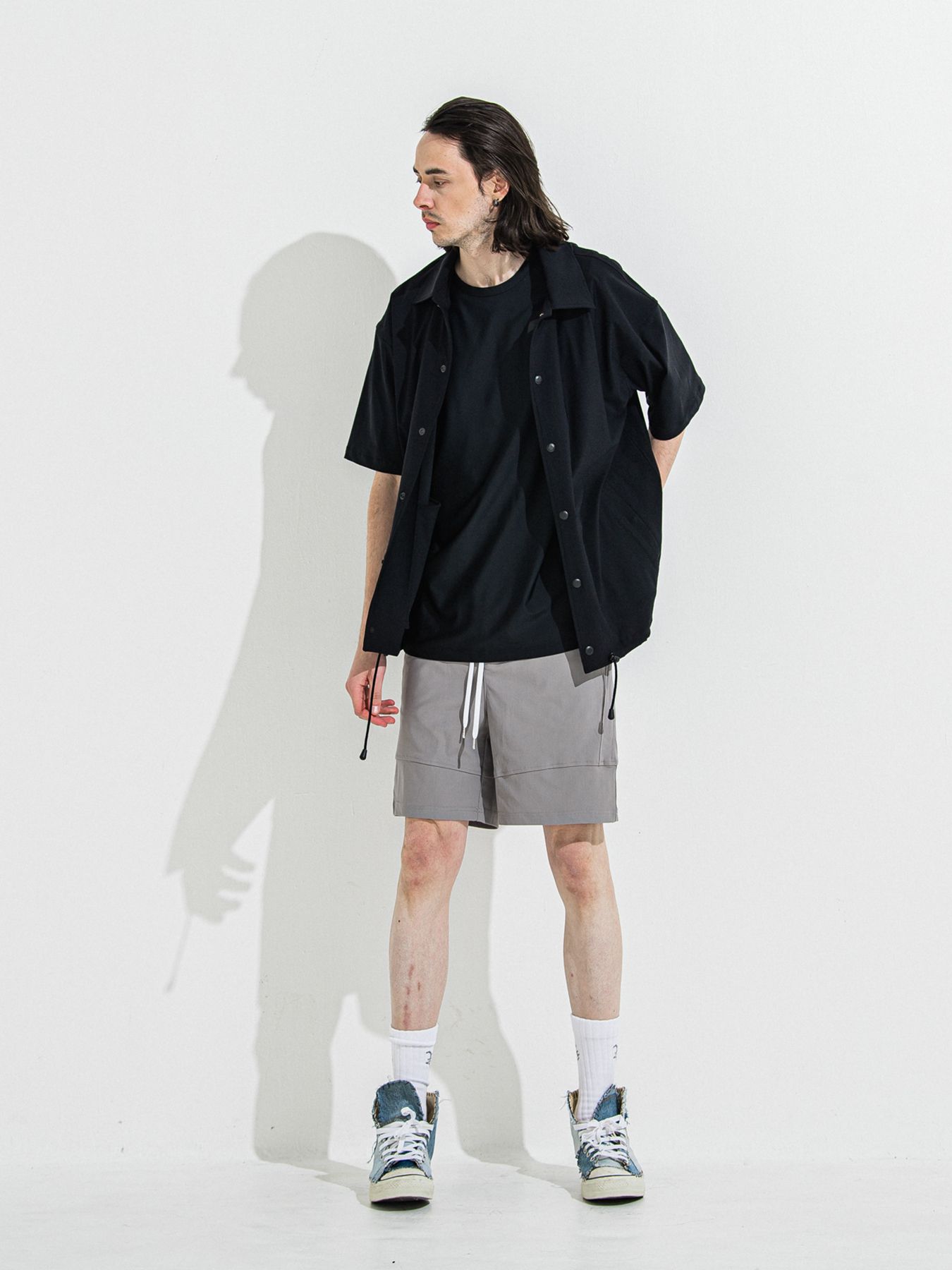 【予約品 】TYLER NYLON SHORTS / タイラー ナイロンショーツ / グレー
