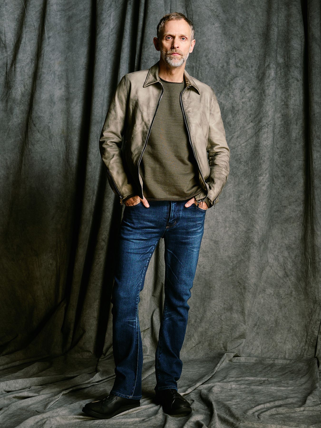 【予約品 4月19日(日) 18時締切】denim jersey 3D banana flare pants / デニムジャージー 3D バナナフレアパンツ / インディゴユーズド