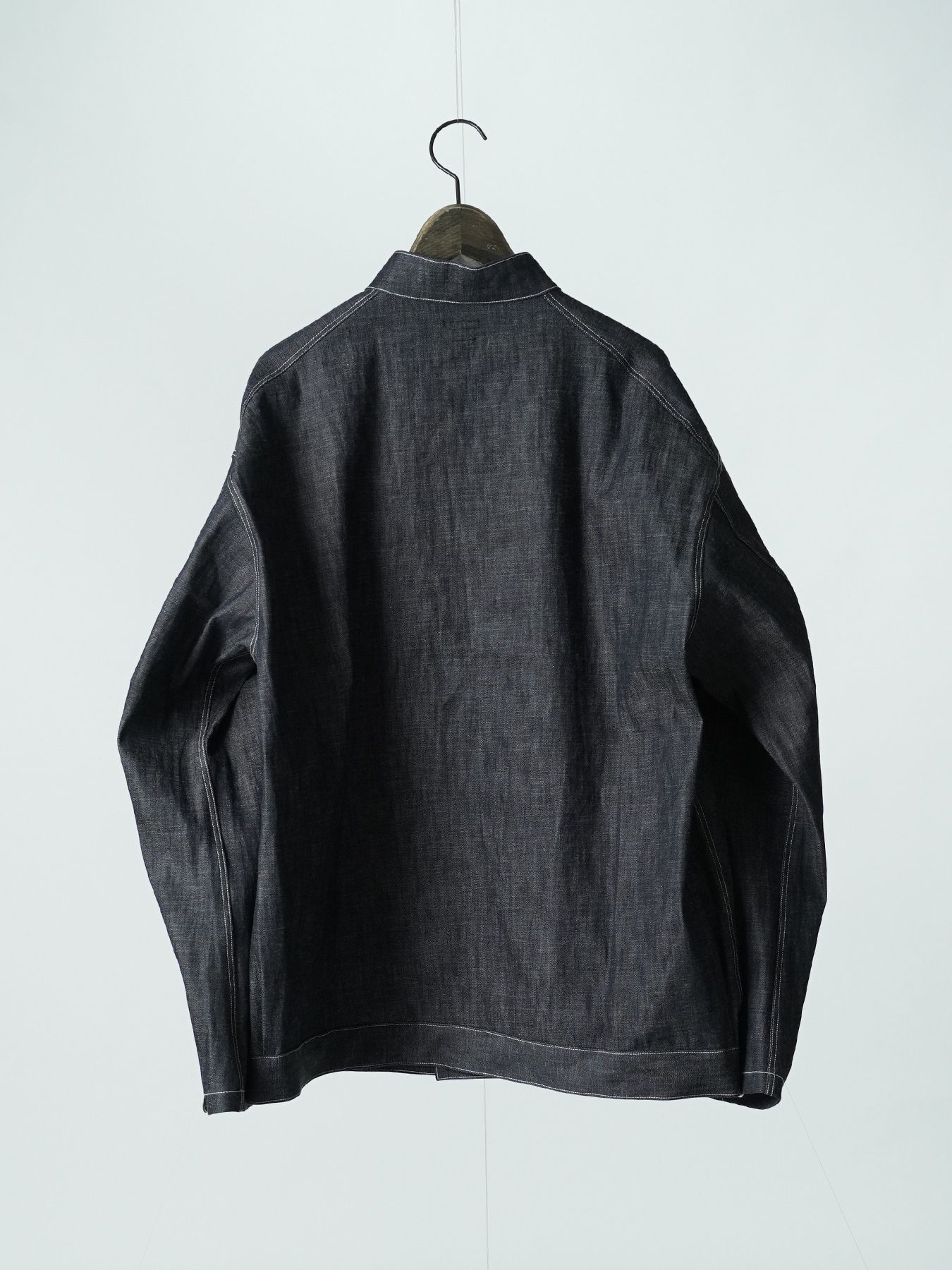 【予約品 5月27日(水) 締切】BOURGERON-DENIMJACKET / ライトオンスデニム シャツジャケット / インディゴ