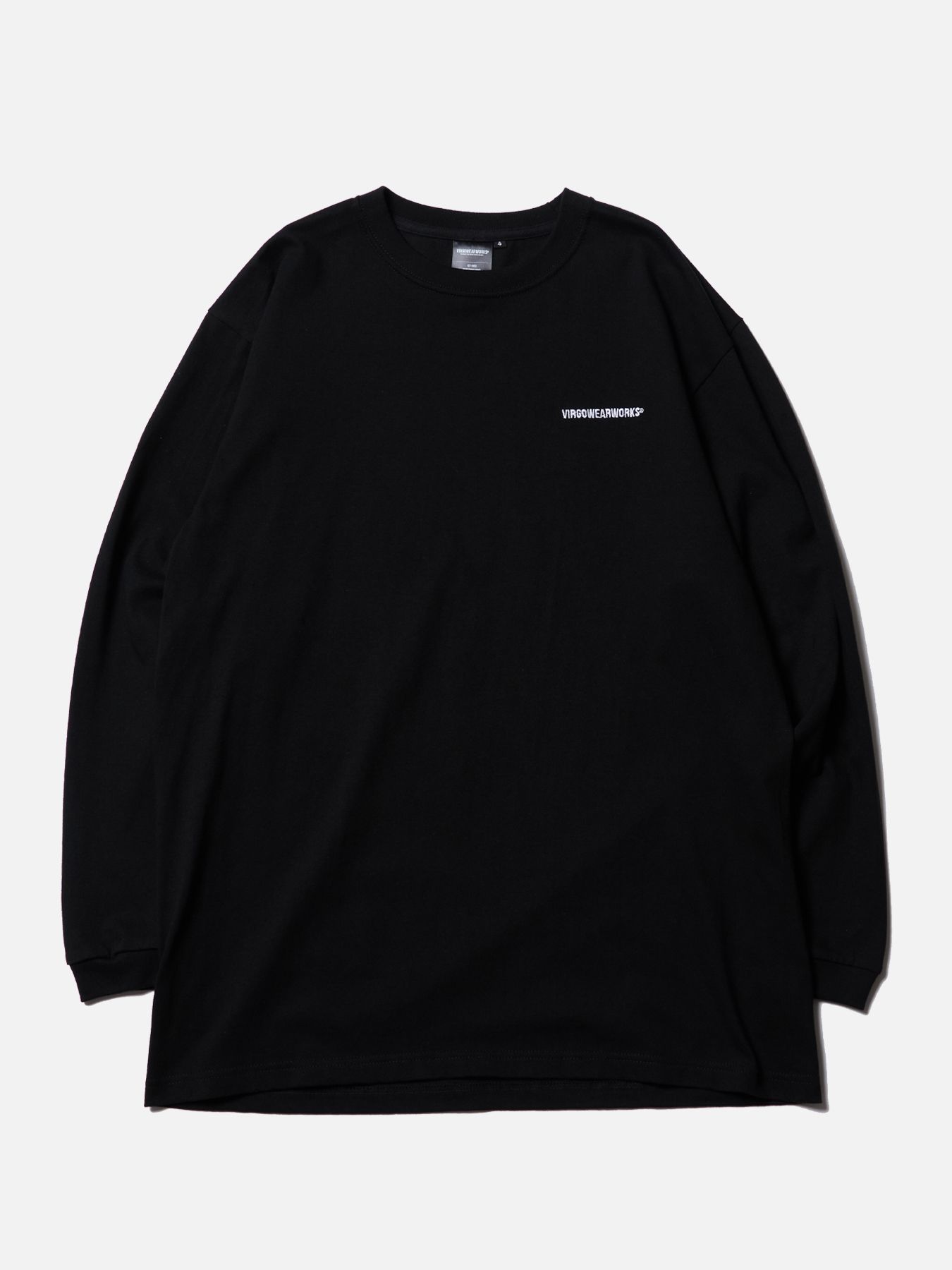 OBSERVER LST / プリント ロングスリーブTシャツ / BLACK