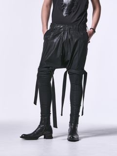 《予約品》 Straped Saruel / ストラップサルエル / ブラック・コーティング