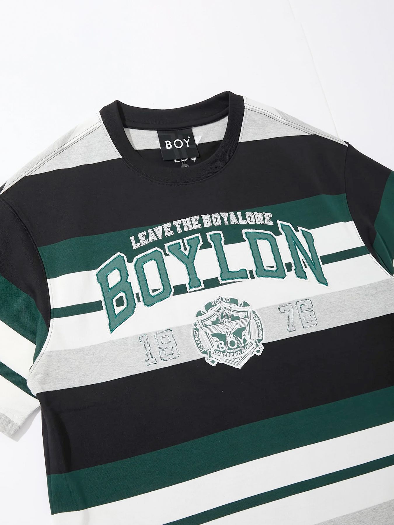 COLLEGE BORDER TEE / カレッジボーダーTシャツ / グリーン