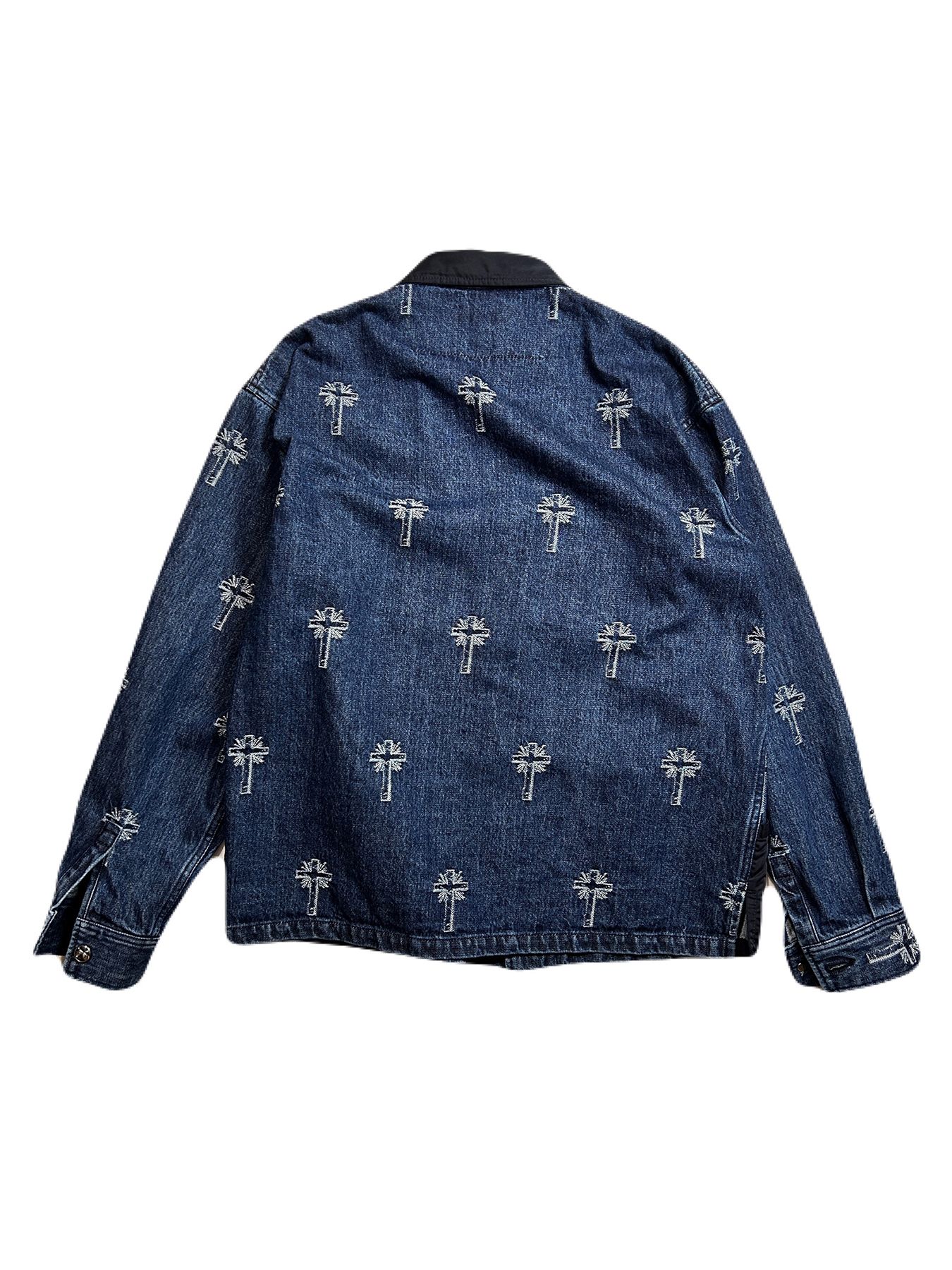【予約品 8月10日(日) 締切 】CROSS JQ DENIM JKT A / クロスジャガード デニムジャケット / クリスタル ブルー
