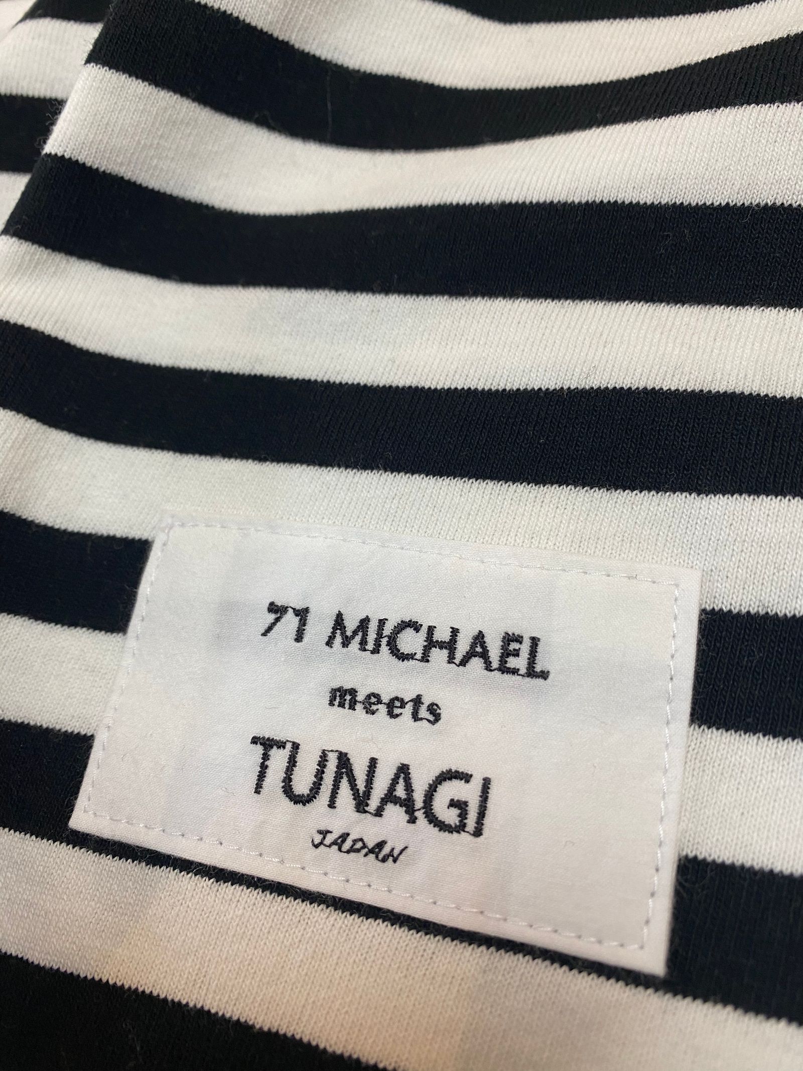 71MICHAEL × TUNAGI JAPAN ボーダーシャツ　やまと着用 シャツ トップス メンズ 最終販売です