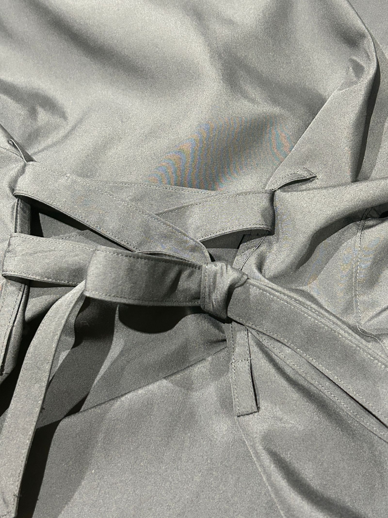 【予約品 5月18日(日) 締切】Lace Up Frill Shirt / レースアップフリルシャツ / ブラック